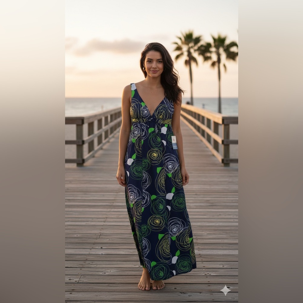 Vintage Jantzen swim bathing suit cover up dress s/m
